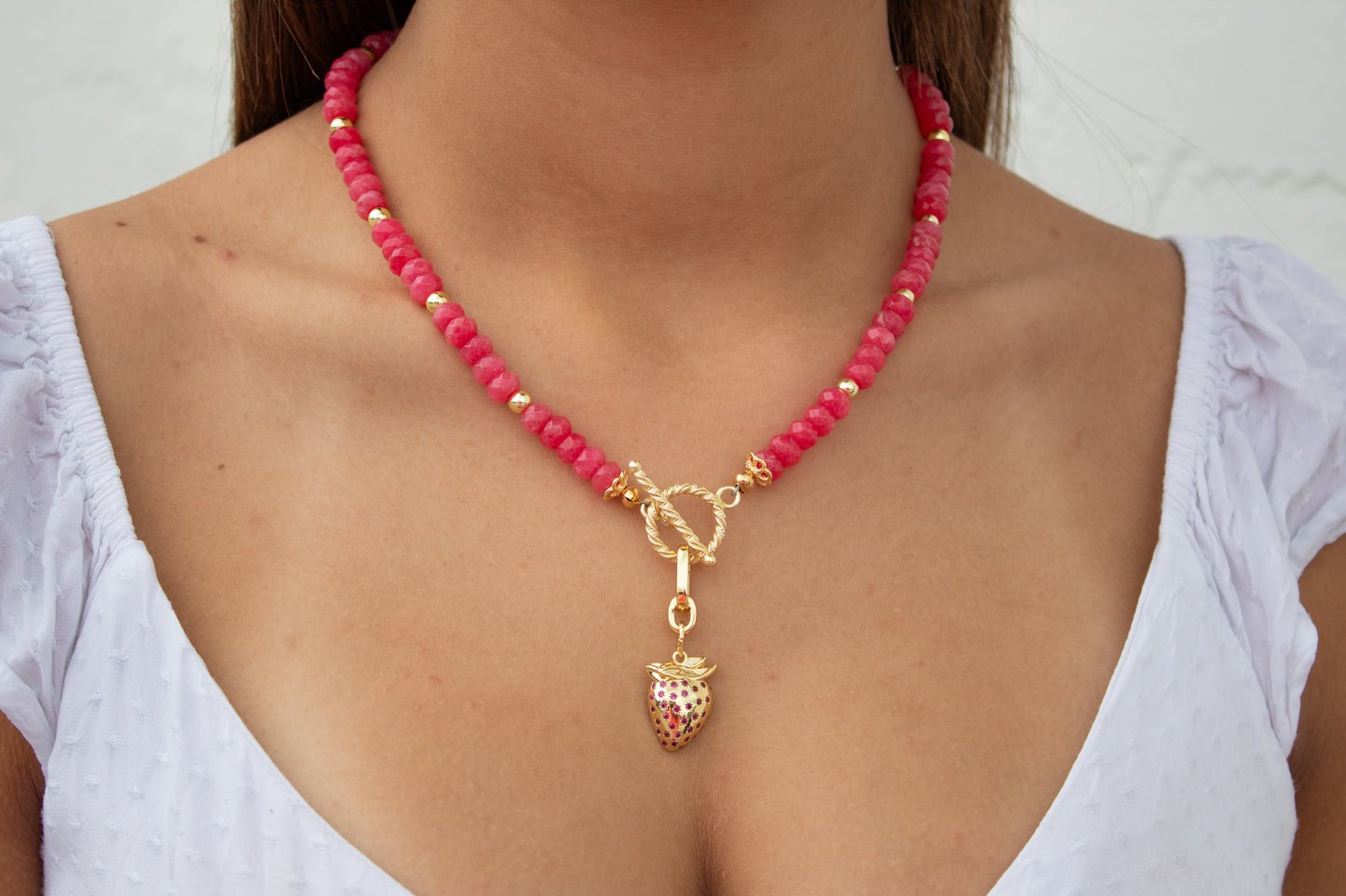 Strawberry Necklace