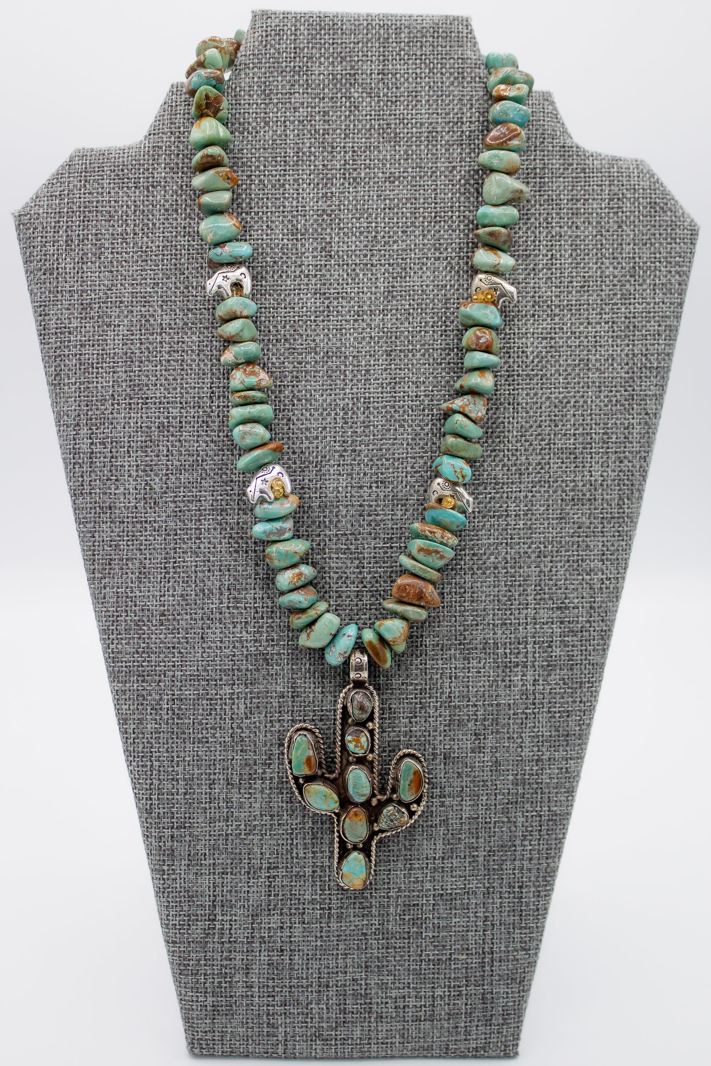 Turquoise Saguaro Necklace