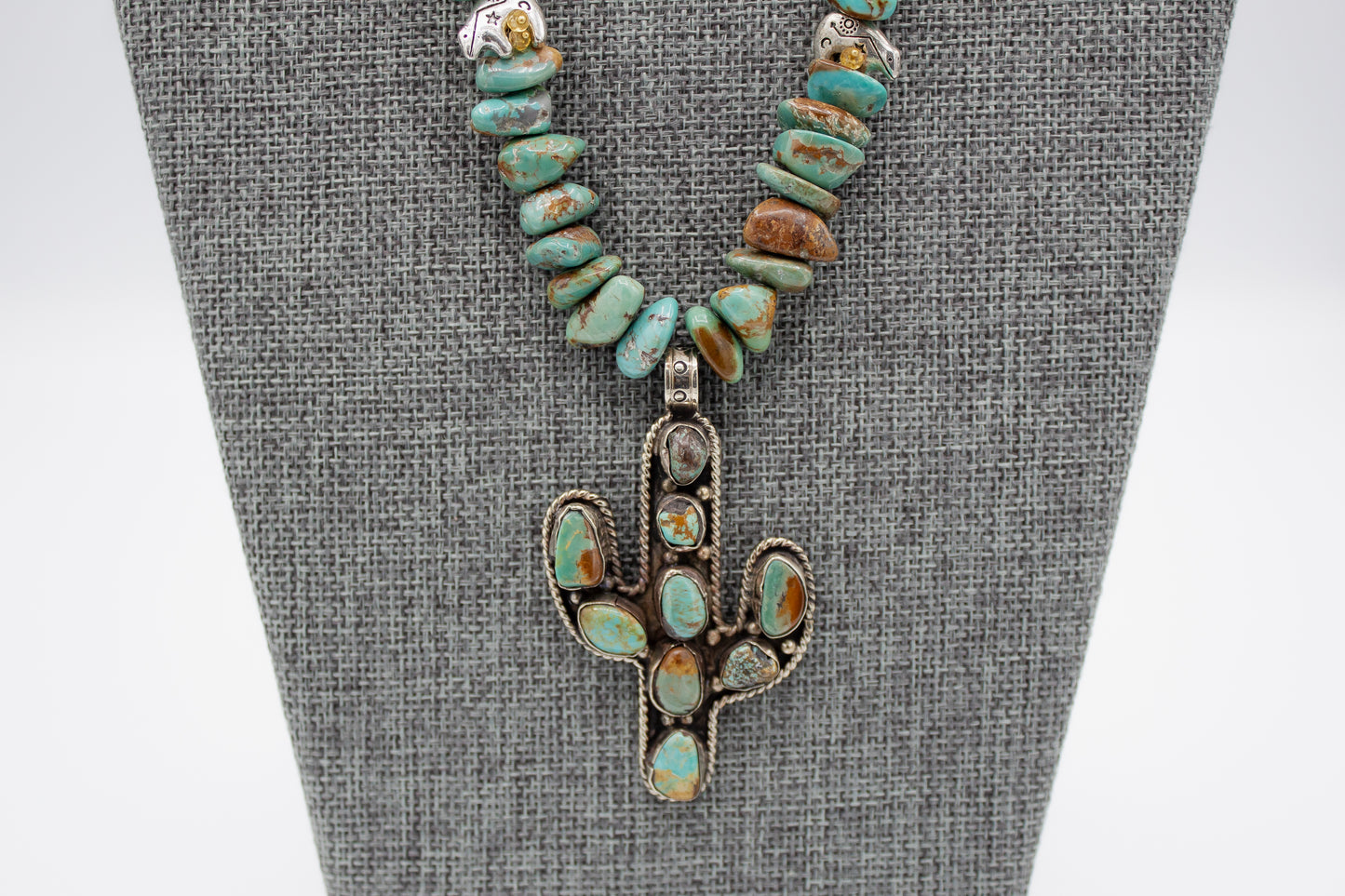 Turquoise Saguaro Necklace
