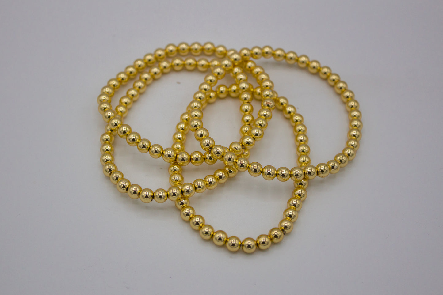 Gold Beaded Bracelets