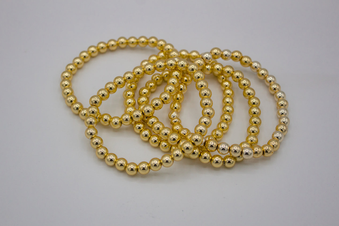 Gold Beaded Bracelets