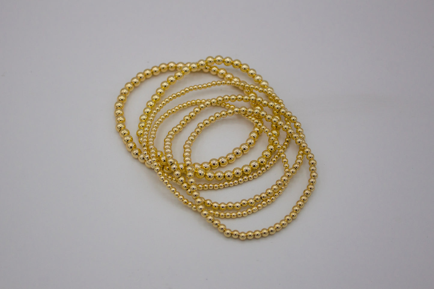 Gold Beaded Bracelets
