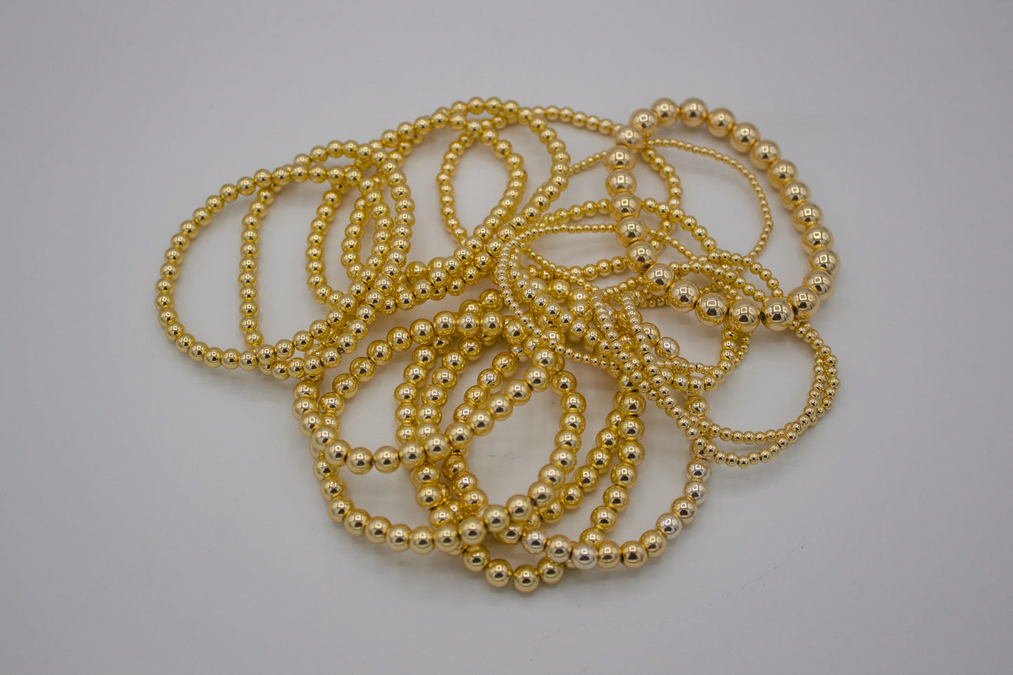 Gold Beaded Bracelets