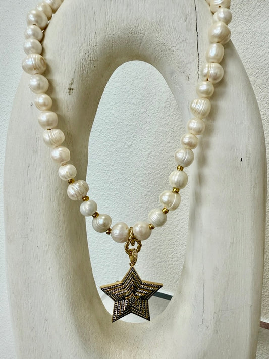 Starlight Baroque Pearl Necklace