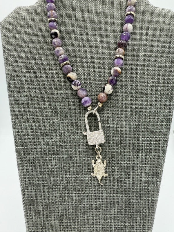 TCU Lock Necklace