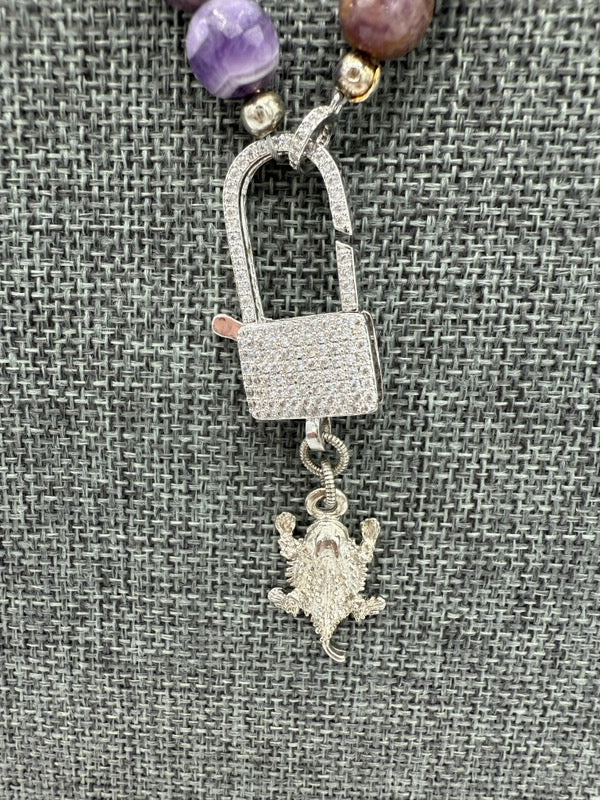 TCU Lock Necklace