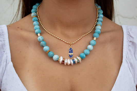 Ocean Aura Statement Necklace