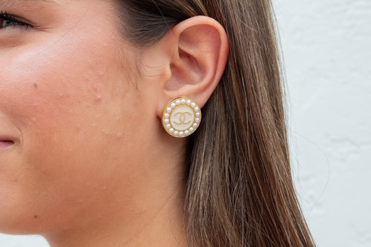 Chanel Pearl Royale Studs