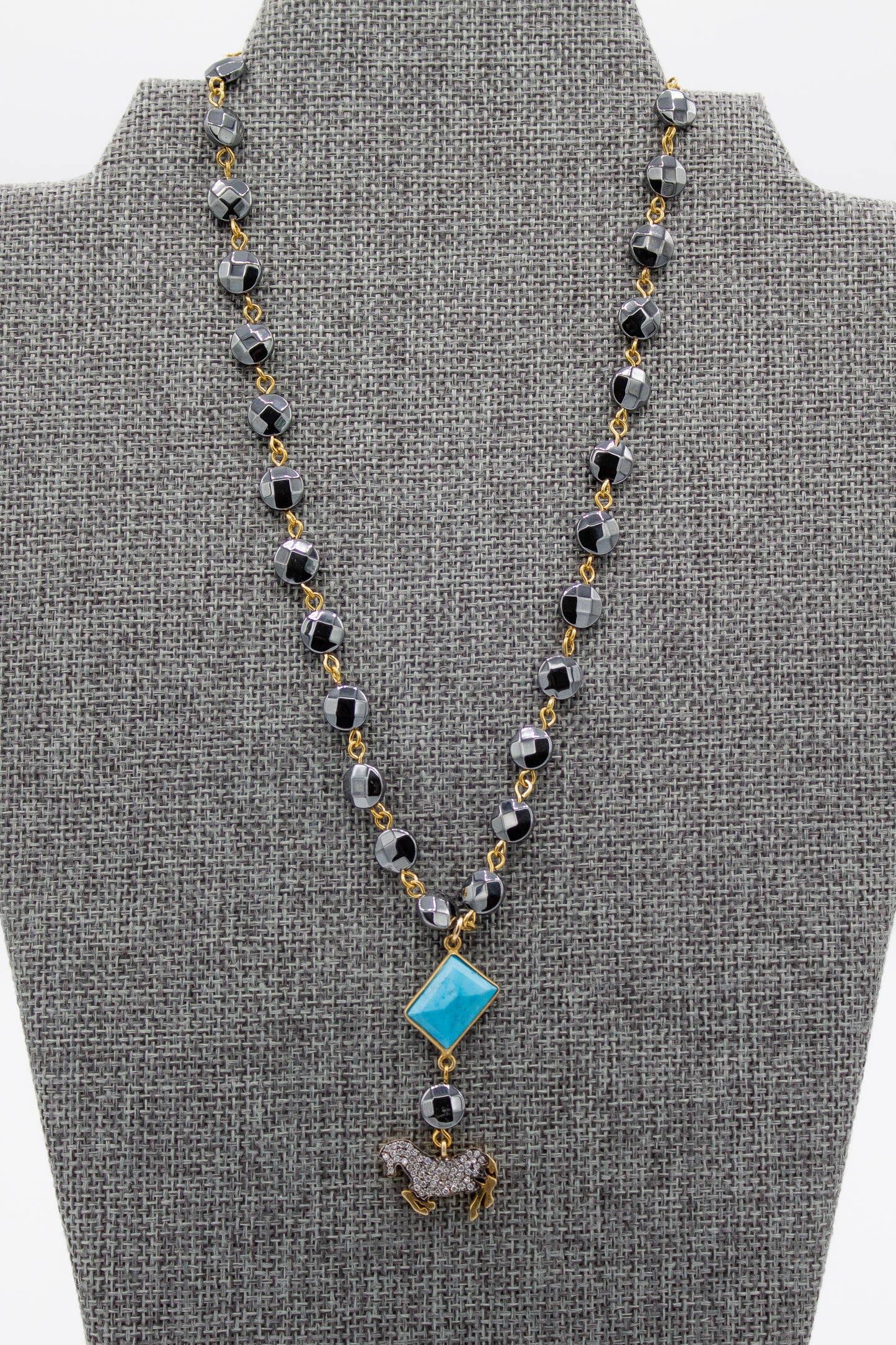 Midnight Mustang Necklace