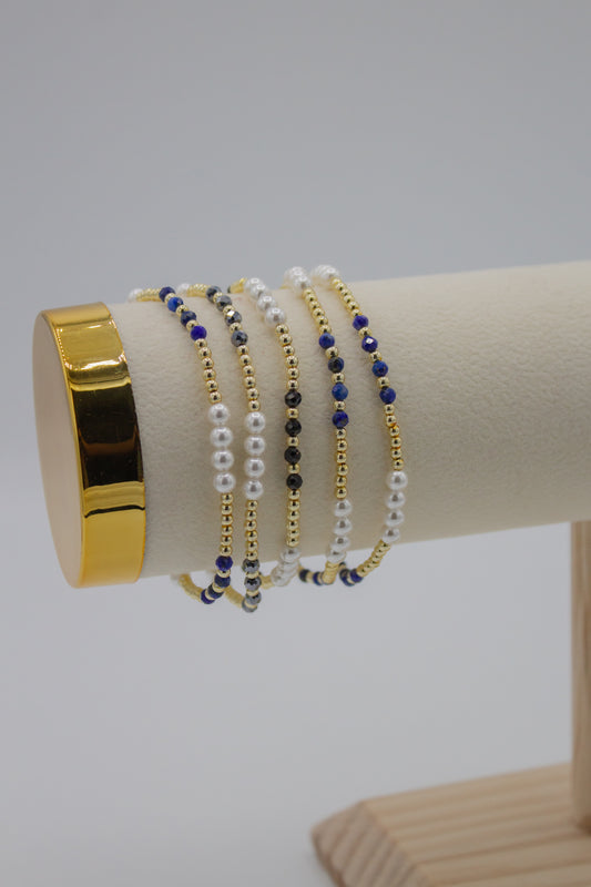 Golden Luxe Beaded Bracelets