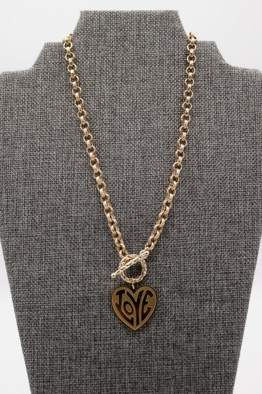 Golden Love Necklace