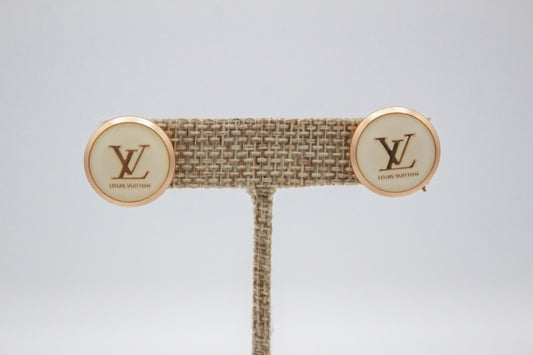 Louis Vuitton Ivory Luxe Studs